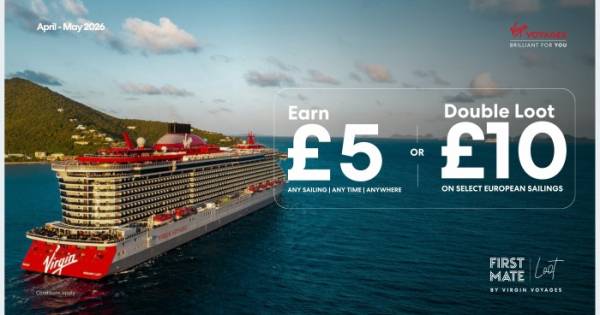 Virgin Voyages doubles First Mate loot and offers Sailors up to $550 in free drinks