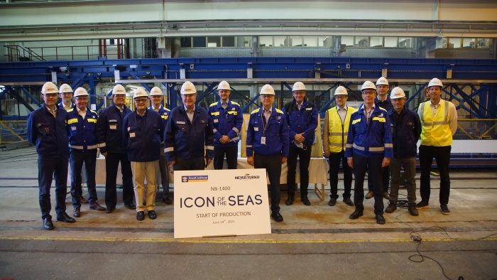 Royal Caribbean begins work on first Icon-class ship
