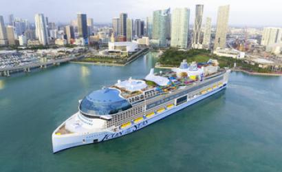 WELCOME TO MIAMI: ROYAL CARIBBEAN'S HIGHLY ANTICIPATED ICON OF THE SEAS ARRIVES FOR THE FIRST TIME