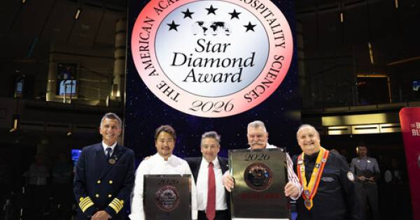 Princess Cruises Earns Prestigious 2026 International Five Star Diamond Award