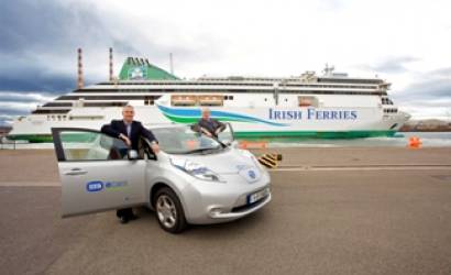 Irish Ferries offers free on-board electric car charge points