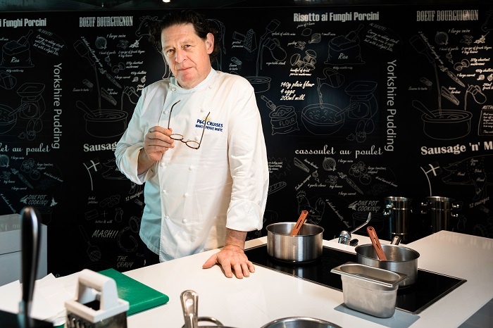 Marco Pierre White takes helm at P&O Cruises Cookery Club