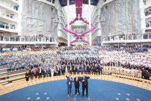 UTOPIA OF THE SEAS OFFICIALLY JOINS ROYAL CARIBBEAN