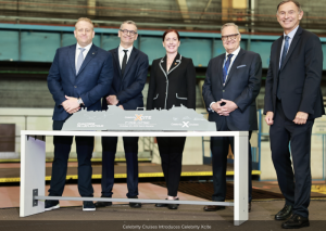 CELEBRITY CRUISES TAKES DELIVERY OF CELEBRITY XCEL AND INTRODUCES CELEBRITY XCITE