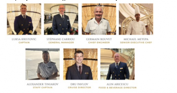 Regent Seven Seas Cruises® Unveils the Leadership Team Guiding Seven Seas Prestige™ into Service