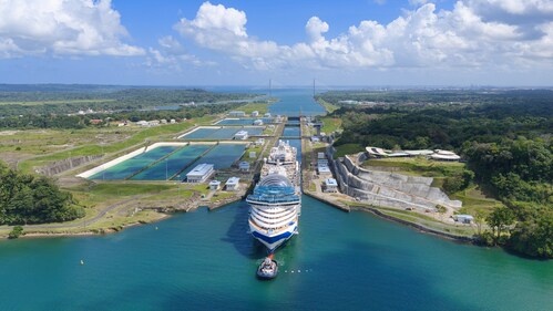 Princess Cruises’ Newest Ship, Star Princess, Makes Historic First Transit of the Panama Canal