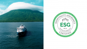 SH Minerva became the first cruise ship in the world to receive the DCA ESG Certification