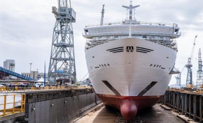 Explora journeys celebrates key construction milestone with float out of Explora 1