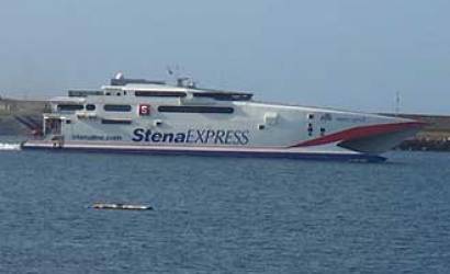 Stena Express returns to Fishguard to Rosslare route