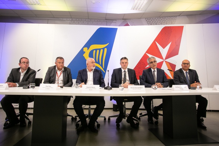Ryanair strikes sales partnership with Air Malta