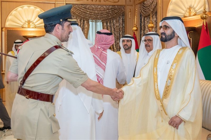 Mohammed bin Rashid receives Eid al-Fitr well-wishers