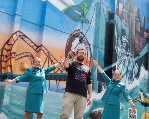 Aer Lingus partnership with graffiti artist Qubek flies off the wall in Manchester