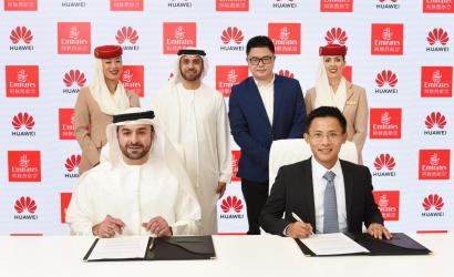 Emirates enhances strategic partnership with Huawei