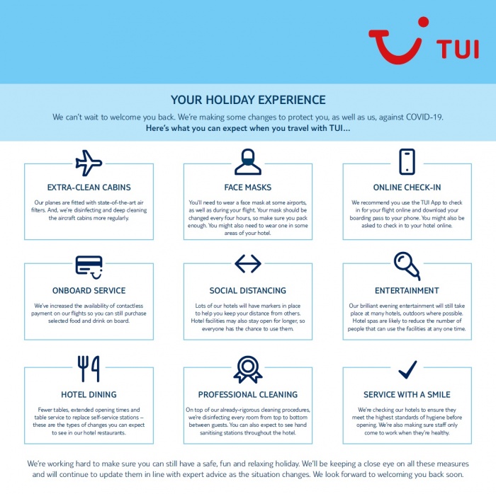 TUI hopes to relaunch British holiday programme in July