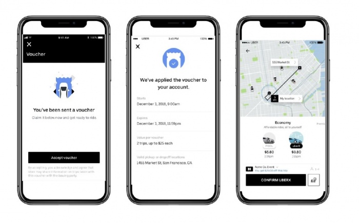 Uber launches new Vouchers payment option