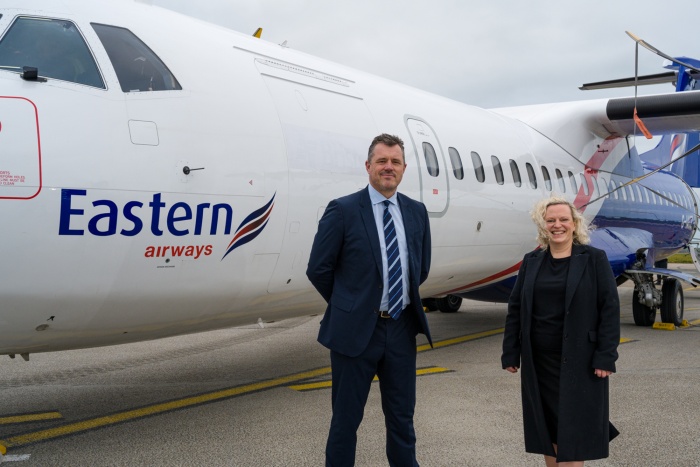 Eastern Airways relaunches Newquay-London connection