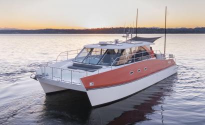 Catamaran GIZMO sold in bidding frenzy, reflecting record-breaking yacht sales