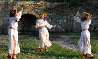 Nymphs come to life near religious sanctuary in Bulgaria