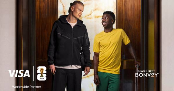 Erling Haaland & Vinicius Júnior Front New Marriott Bonvoy and Visa ‘For Fans, Everywhere’ Campaign