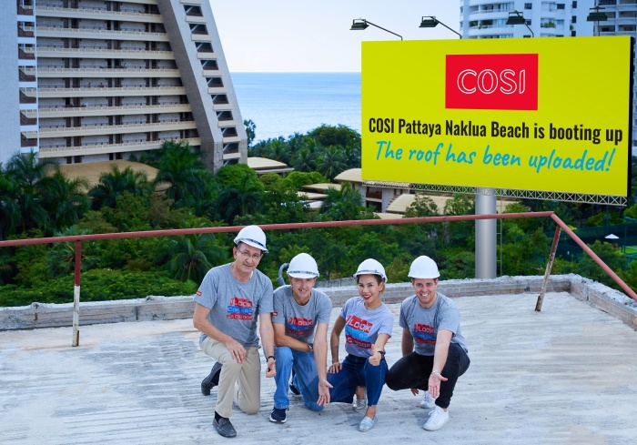 Cosi tops out second property in Thailand