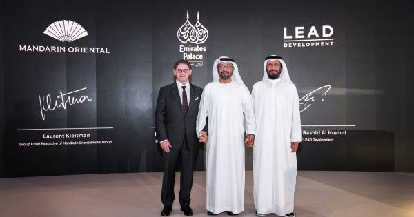 Emirates Palace, LEAD Development, and Mandarin Oriental unveil plans for 35 private residences