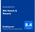 RIU Hotels & Resorts receives 60 Traveller Review Awards from Booking.com for 2023