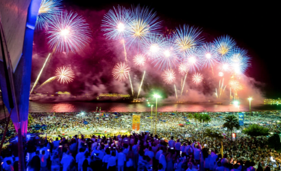Celebrate the new year with views of the famous Copacabana fireworks