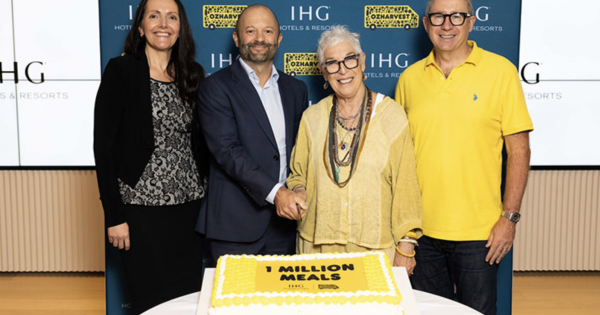 IHG Hotels & Resorts and OzHarvest surpass one million meals milestone