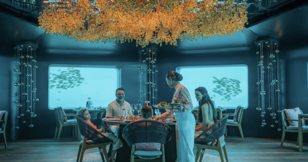 Fine-Dining Beneath the Ocean: Introducing BUBBLE Underwater Restaurant at Meyyafushi Maldives