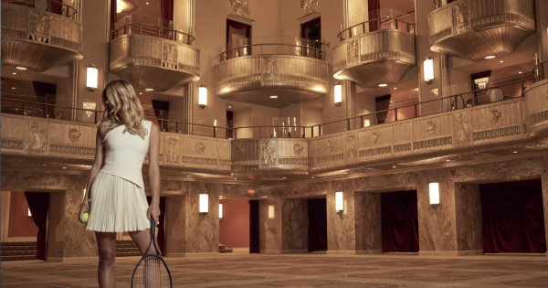 Waldorf Astoria Serves Up Tennis Beneath the Chandeliers