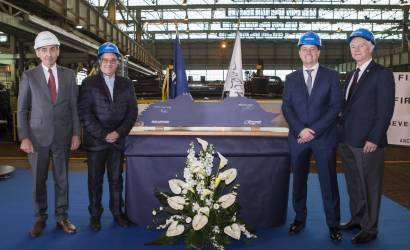 First steel cut for Seven Seas Splendour in Italy