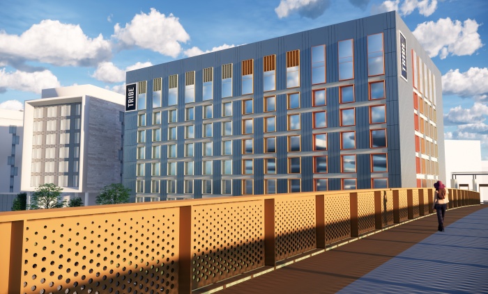 First UK Tribe hotel under construction at Manchester Airport