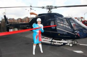 Hotel Verta & The London Heliport unveiled by Pam Ann
