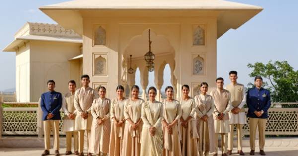 The Oberoi Rajgarh Palace partners with India Couturier, Payal Jain to create bespoke uniforms