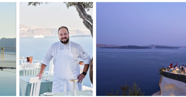 ANDRONIS MAKES MICHELIN HISTORY IN GREECE WITH THREE STARS ACROSS TWO RESTAURANTS IN SANTORINI