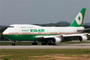 Daily flights to Taiwan with EVA Air from January 2010