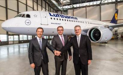 Lufthansa welcomes first Airbus A320neo commercial delivery