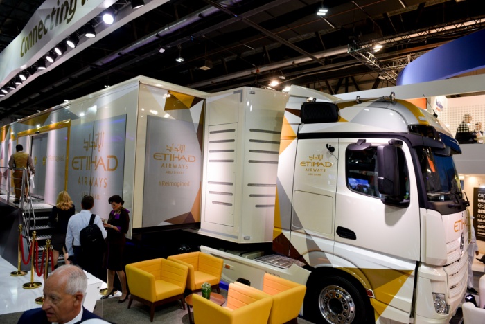 Arabian Travel Market 2017: Etihad reveal mobile exhibition unit