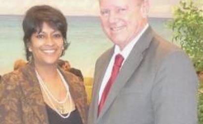 BBC’s Keshini Navaratnam and Seychelles Tourism Minister meet in London