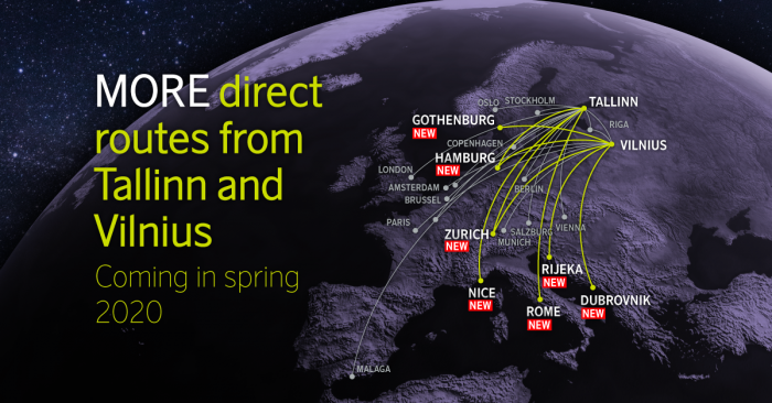 airBaltic unveils host of new destinations for summer 2020