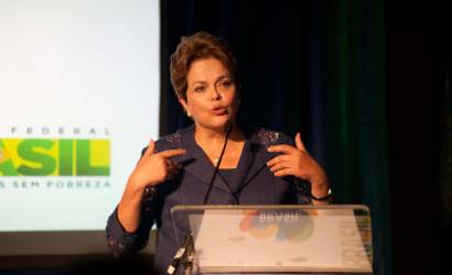 Brazilian president Dilma Rousseff in London for advertising campaign launch