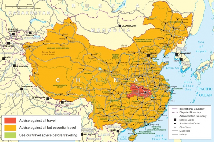Foreign Office urges Brits to leave China as coronavirus outbreak continues