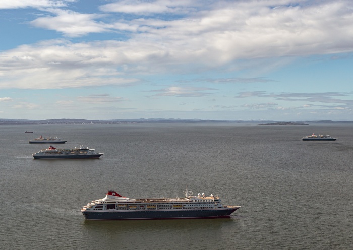 Fred. Olsen Cruise Lines fleet relocates to Firth of Forth