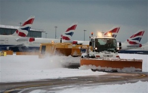 Snow continues to disrupt British travel