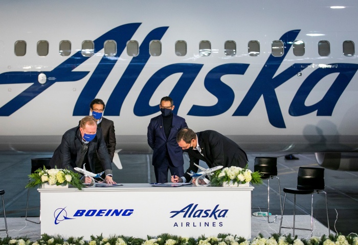 Alaska Airlines expands Boeing 737 Max order