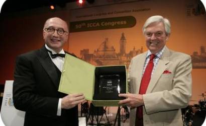 Tom Hulton honoured at 50th ICCA Congress in Leipzig