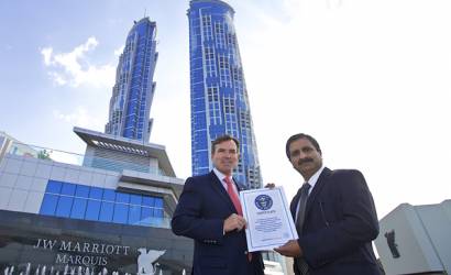 Guinness World Records officially recognises JW Marriott Marquis Hotel Dubai
