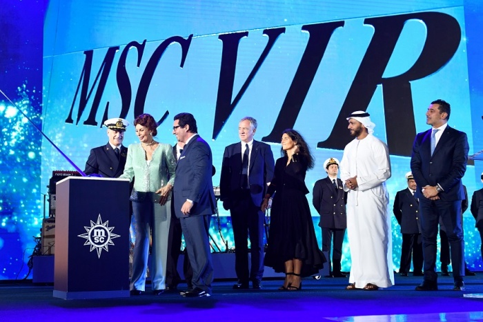 Sophia Loren names MSC Virtuosa in Dubai