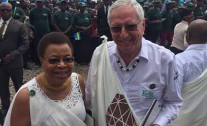 Gardiner joins Kwita Izina ceremony in Rwanda