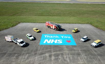 London Stansted pays tribute to NHS workers